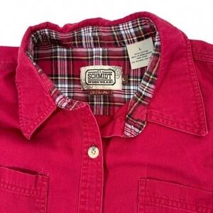 Schmidt Workwear Red Button-Up Shirt